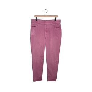 SOFT SURROUNDINGS Denim Pull On Stetchy Jeans Pink/Coral Style #2CW55 Size XL